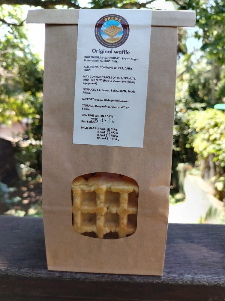 Mamy's Original Belgian Liege Waffles (Pack of 4)